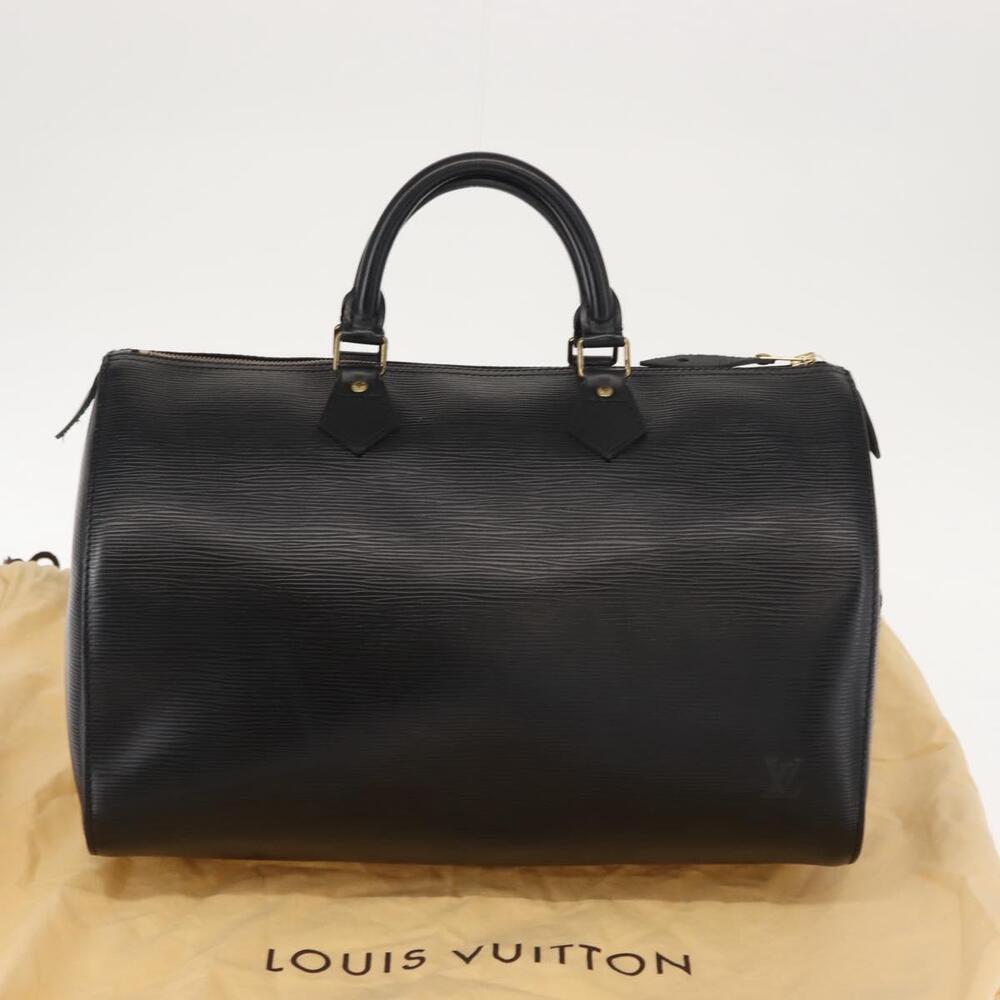 LOUIS VUITTON Epi Speedy 35 Hand Bag Black M42992 LV Auth 150584V - Picture 12 of 16